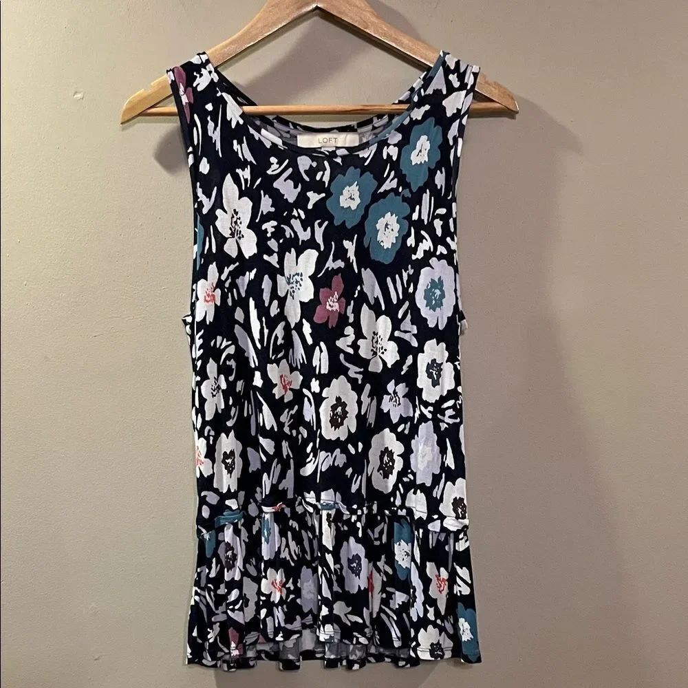LOFT MulticolorโFloral TankโTop